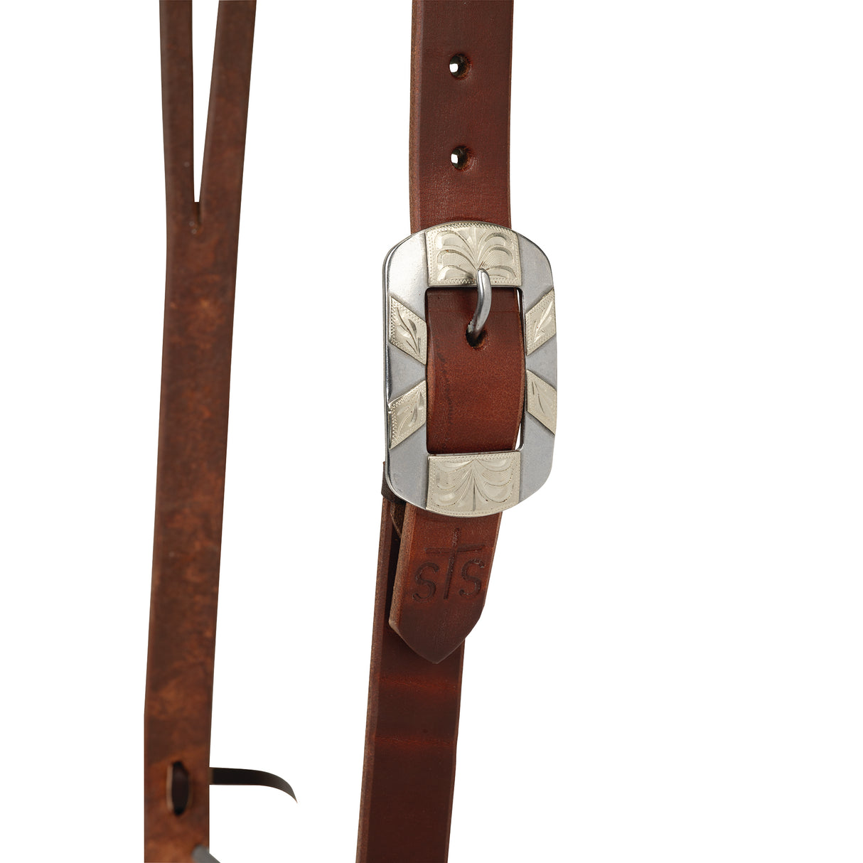 Weaver Leather STS Ranch 1" Split Ear Headstall with Square Buckle