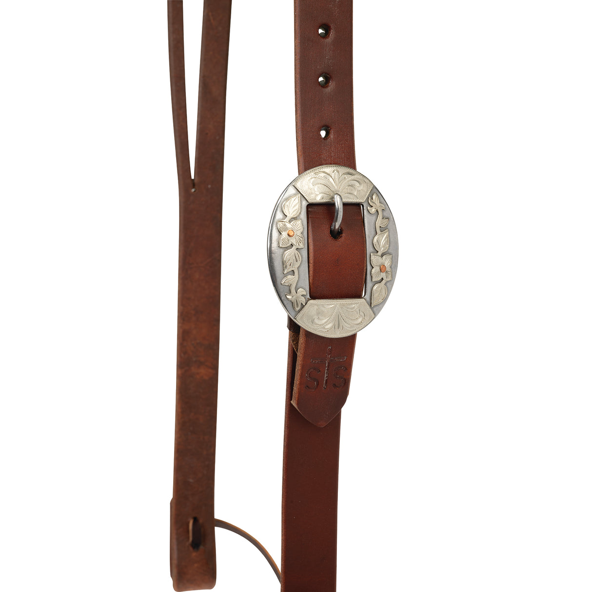 Weaver Leather STS Ranch 1" Split Ear Headstall with Oval Buckle