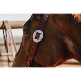 Weaver Leather STS Ranch 1" Split Ear Headstall with Oval Buckle