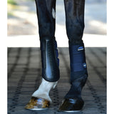 Weatherbeeta Tough-Tec Prime Brushing Boots- Black/Navy