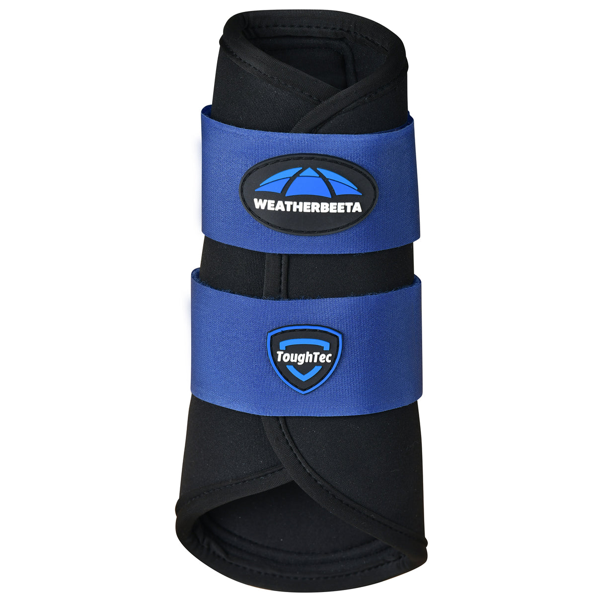 Weatherbeeta Tough-Tec Prime Brushing Boots- Black/Cobalt Blue