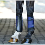 Weatherbeeta Tough-Tec Prime Brushing Boots- Black/Cobalt Blue