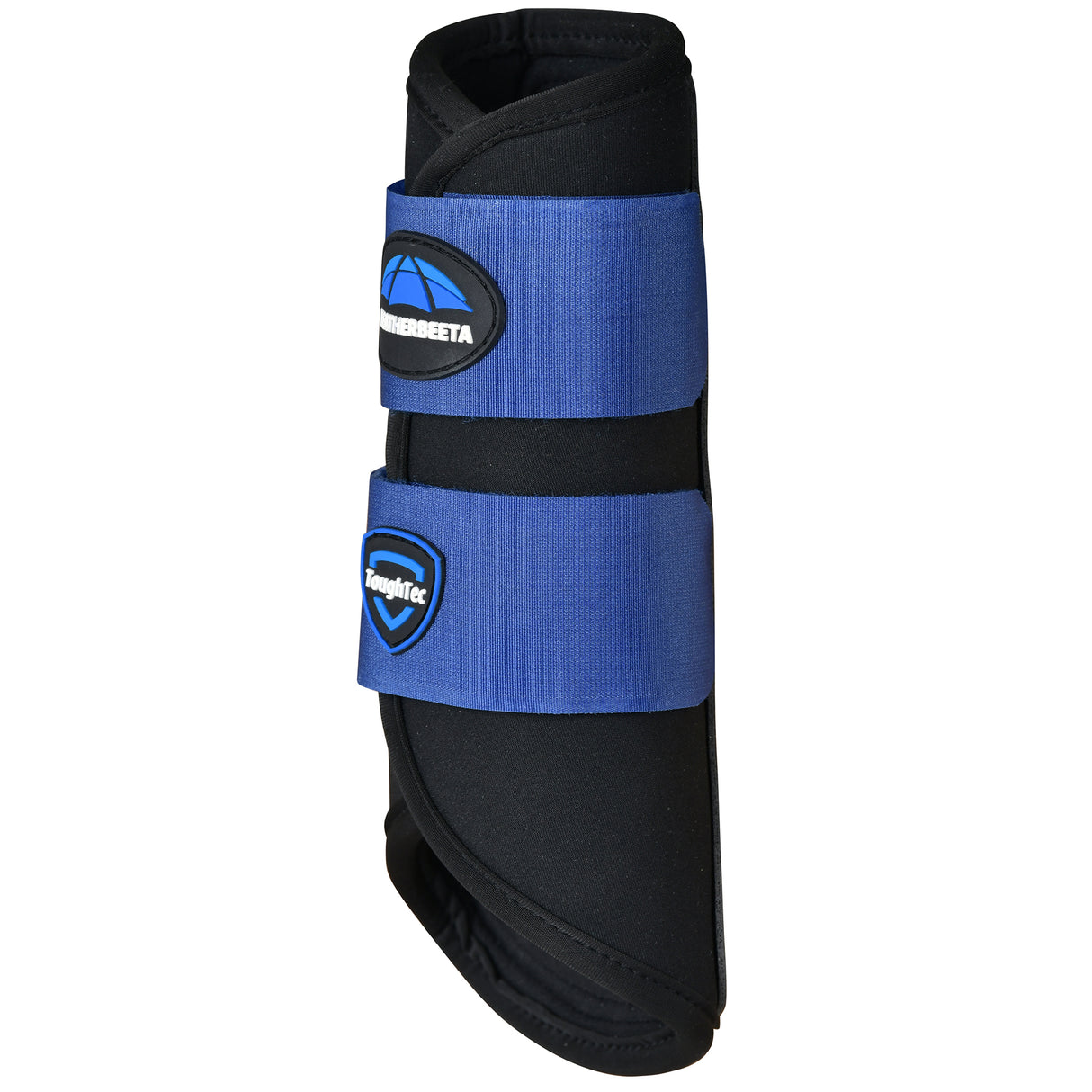 Weatherbeeta Tough-Tec Prime Brushing Boots- Black/Cobalt Blue