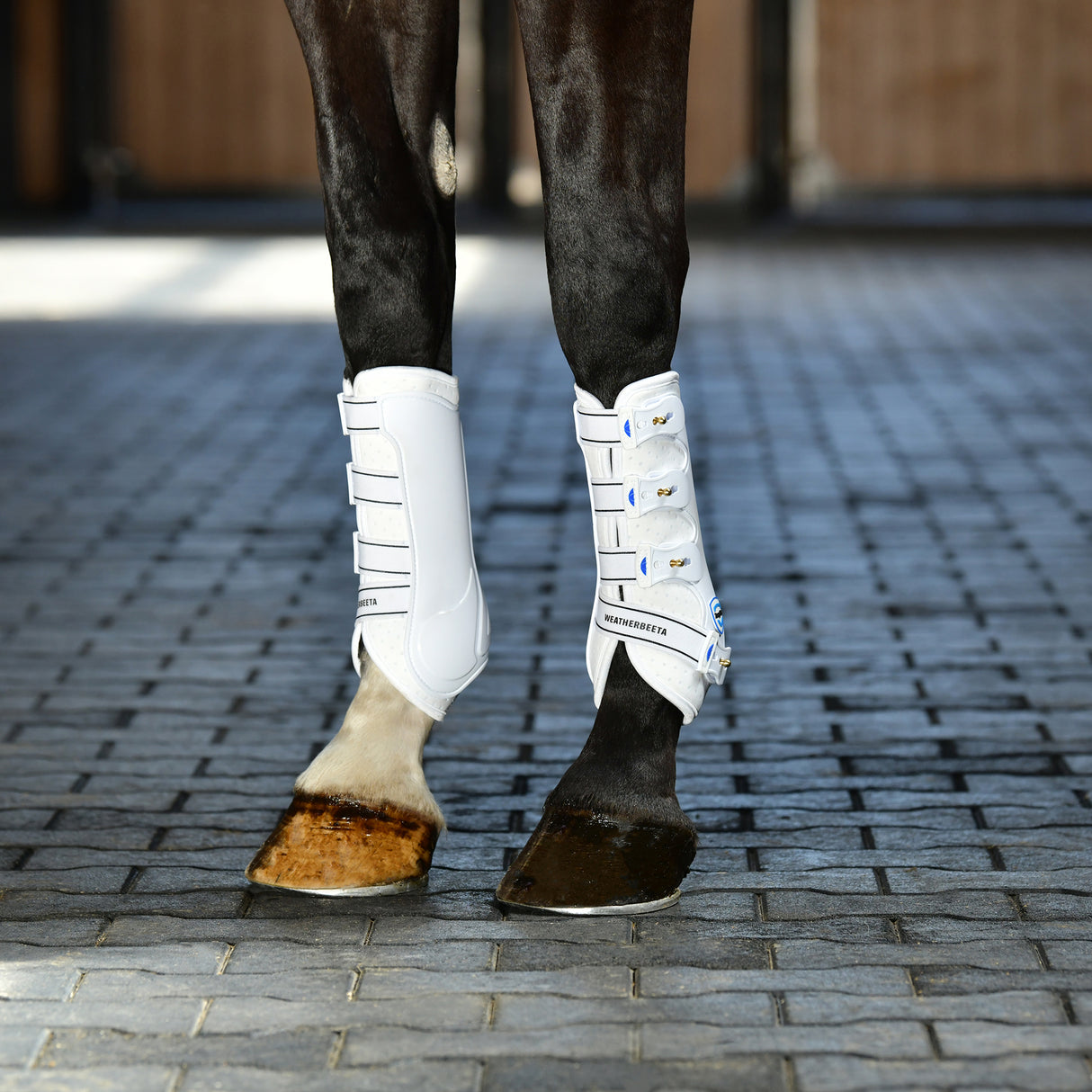 Weatherbeeta Tough-Tec Hard Shell Tendon Boots- White