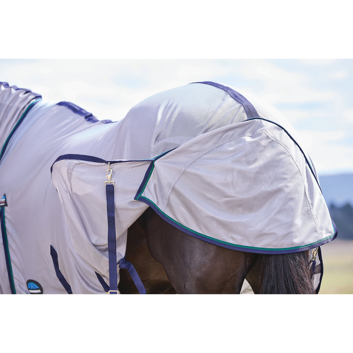 Weatherbeeta ComFiTec Zephyr Fly Sheet Combo- Grey/Navy/Forest Green