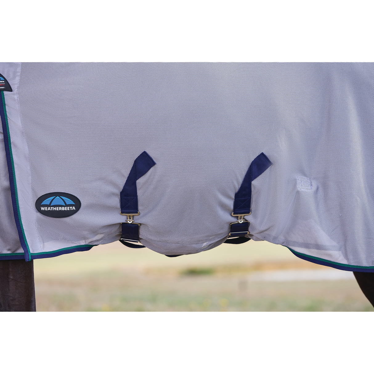 Weatherbeeta ComFiTec Zephyr Fly Sheet Combo- Grey/Navy/Forest Green