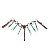 Professional's Choice Ring Emerald Tassel Pony Breast Collar
