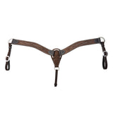 Professional's Choice 2" Chocolate Roughout Gunslinger Stitched Breast Collar