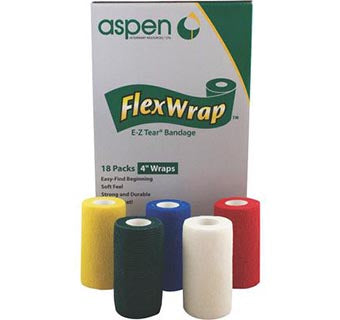 FlexWrap Ez Tear 4" Vet Wrap- Assorted Colors