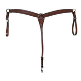 Billy Cook Saddlery 2" Hot Oiled Braid Stamped Breast Collar