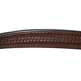 Billy Cook Saddlery 2" Hot Oiled Braid Stamped Breast Collar