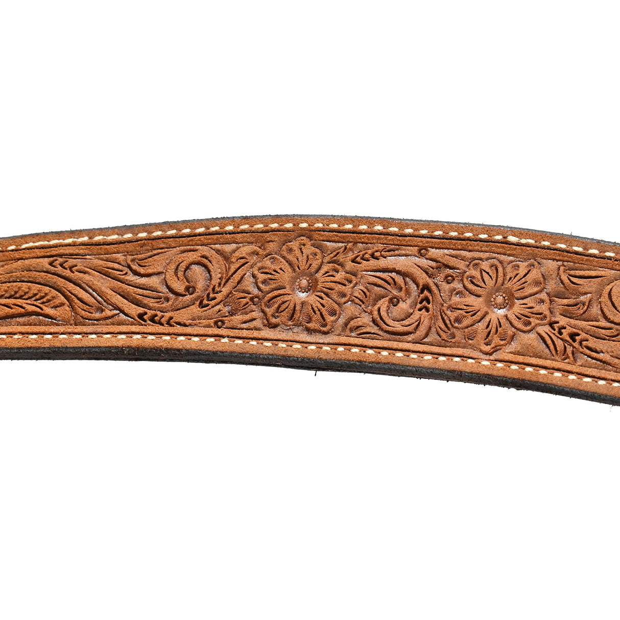 Billy Cook Saddlery 2" Roughout Floral Tooled Breast Collar