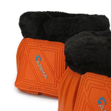 Shires ARMA Fleece Bell Boots- Orange