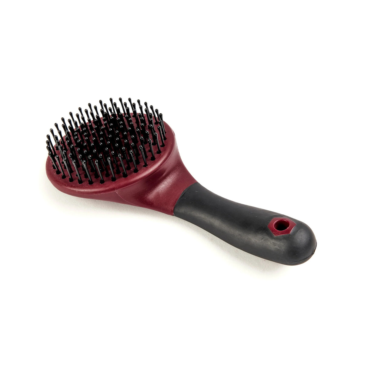 Shires EZI-Groom Grip Mane and Tail Brush- Burgundy