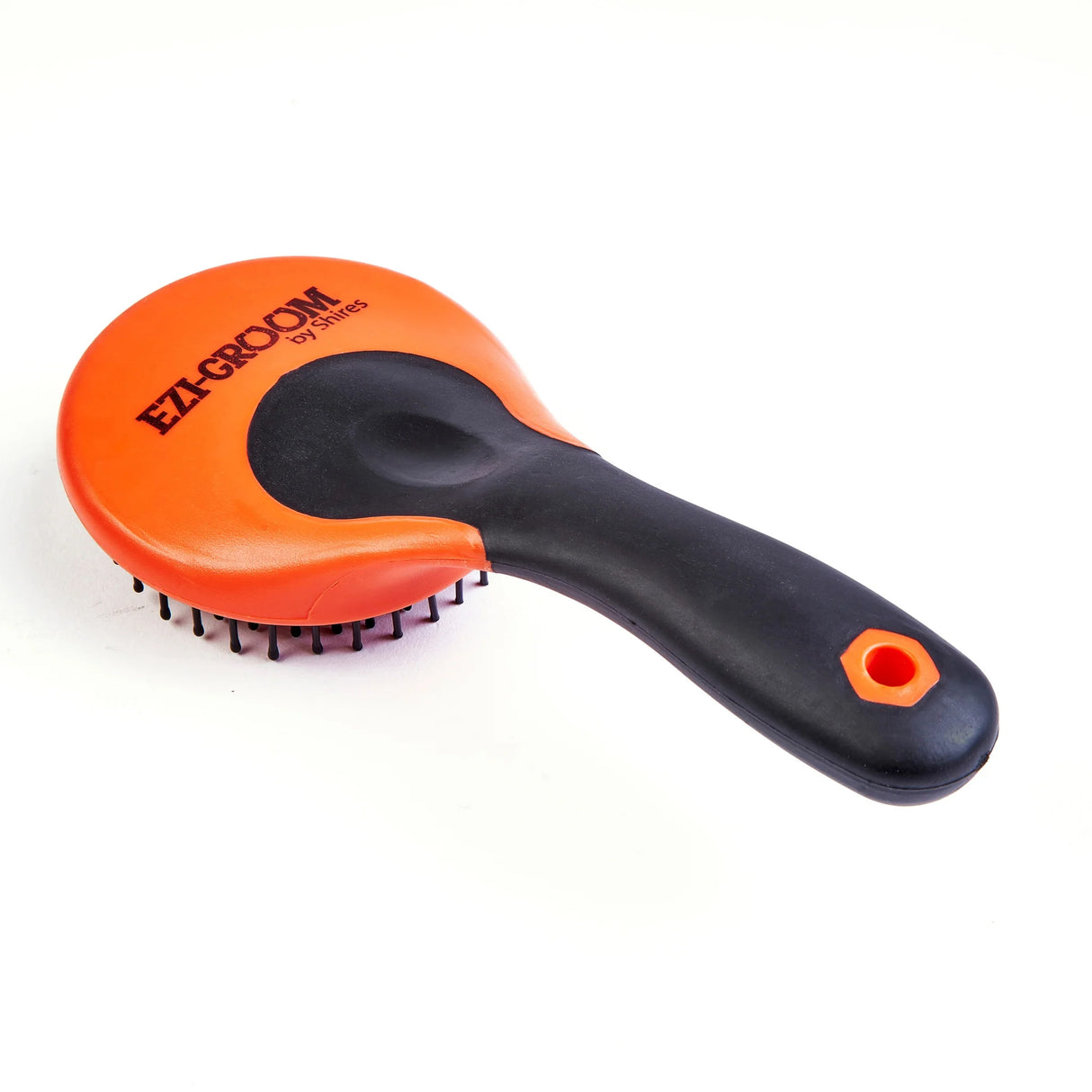 Shires EZI-Groom Grip Mane and Tail Brush- Orange