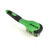 Shires EZI-Groom Grip Bucket Brush- Lime Green