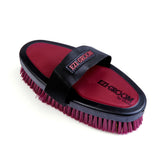 Shires EZI-Groom Grip Large Body Wash Brush- Burgundy