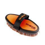 Shires EZI-Groom Grip Large Body Wash Brush- Orange