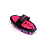 Shires EZI-Groom Grip Small Body Brush- Bright Pink