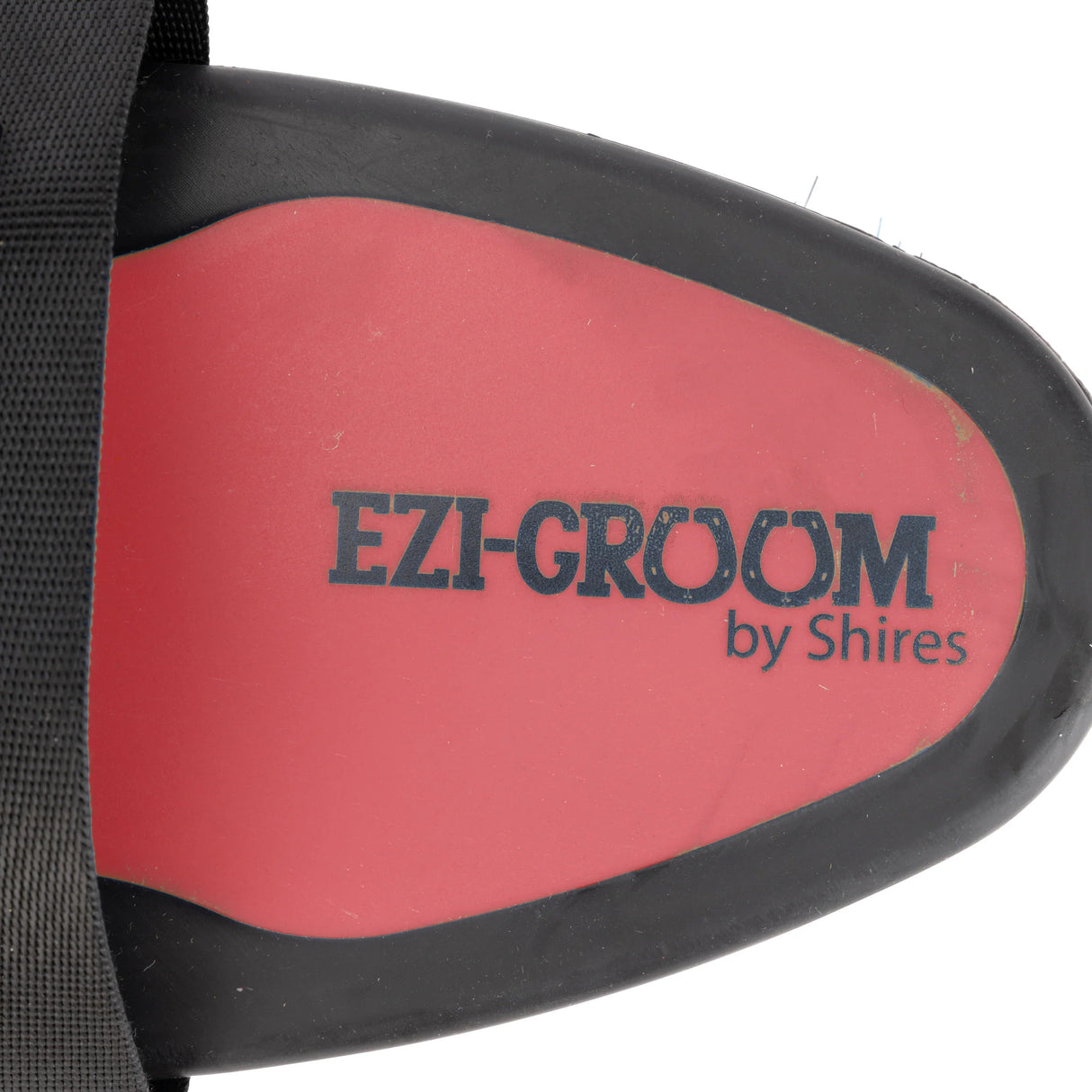Shires EZI-Groom Grip Small Body Brush- Burgundy
