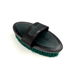 Shires EZI-Groom Grip Small Body Brush- Forest Green