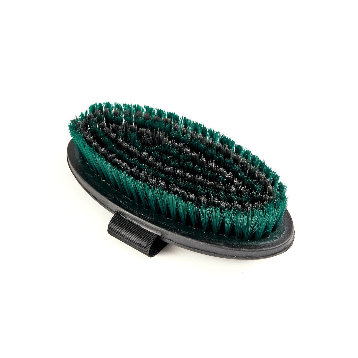 Shires EZI-Groom Grip Small Body Brush- Forest Green