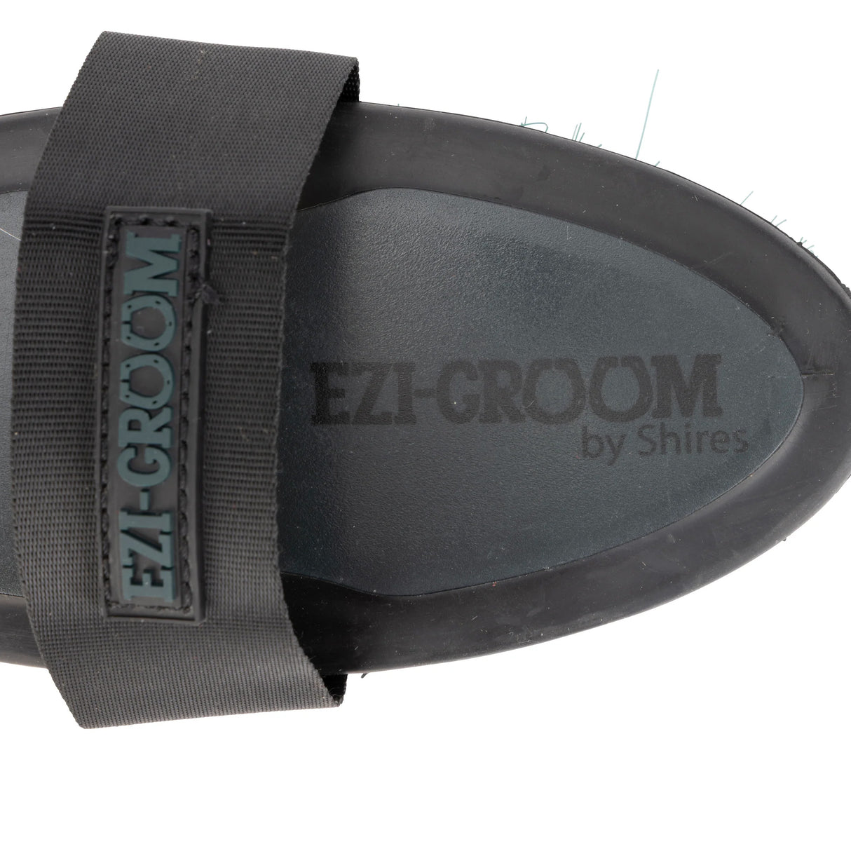 Shires EZI-Groom Grip Small Body Brush- Forest Green