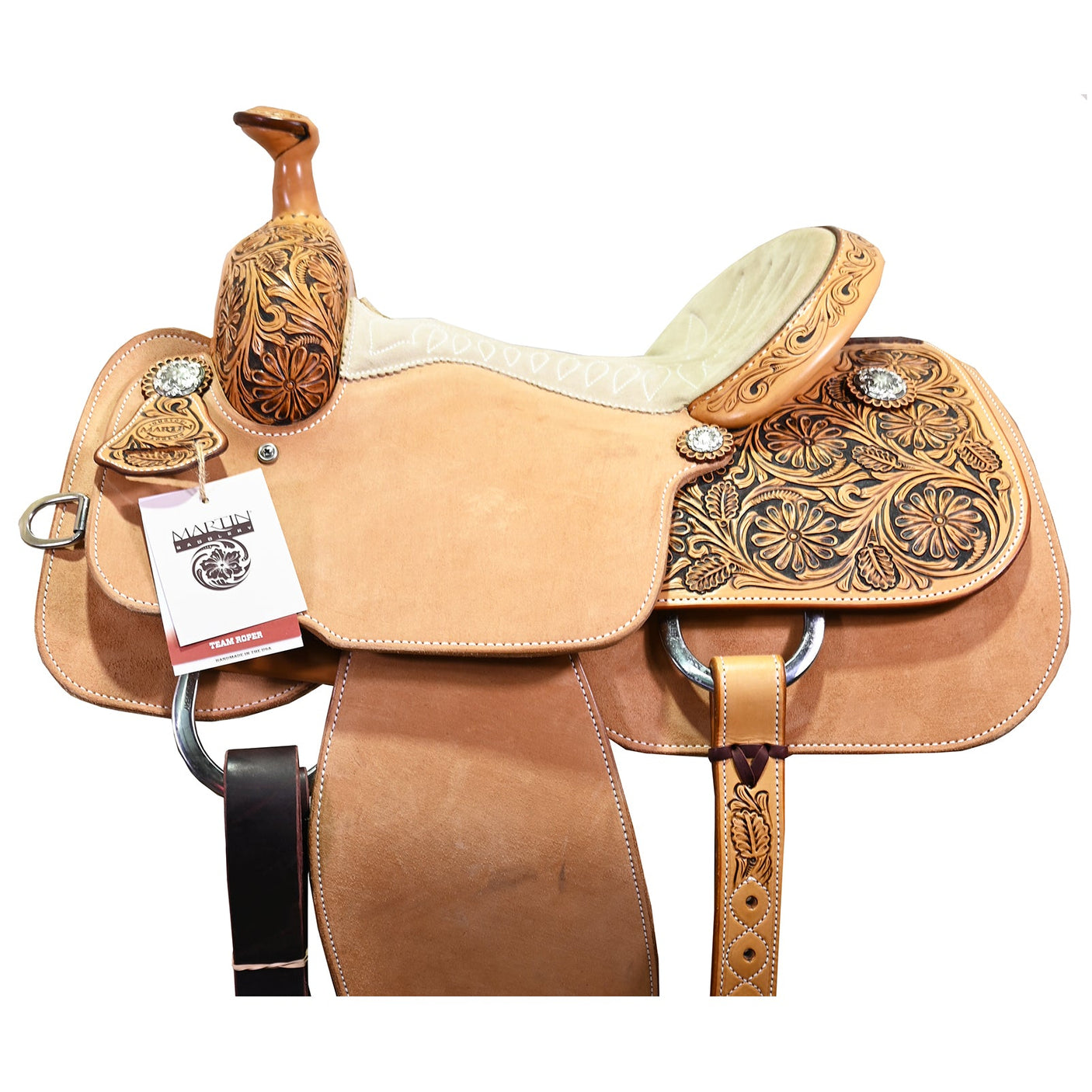 SOLD! New! 14" Martin Team Roping Saddle