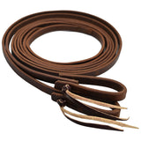 Billy Cook Saddlery 5/8" Harness Leather Split Reins with Pineapple Knots