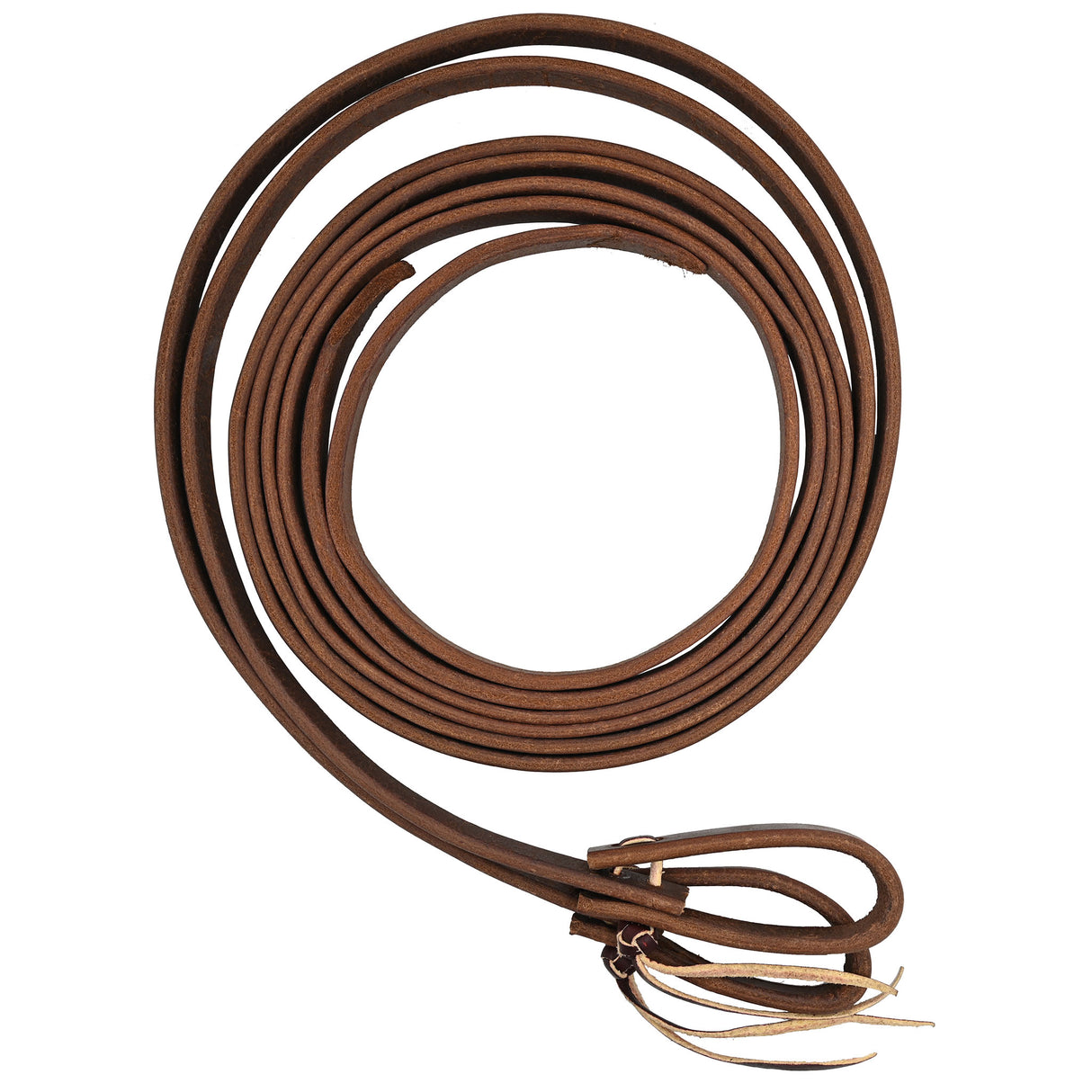 Billy Cook Saddlery 5/8" Harness Leather Split Reins with Pineapple Knots