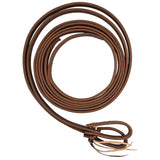 Billy Cook Saddlery 5/8" Harness Leather Split Reins with Pineapple Knots