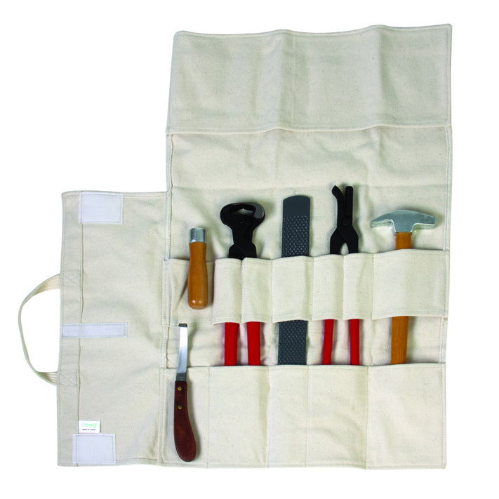 Coolhorse Farrier Shoeing Kit Canvas Case with Green Handle