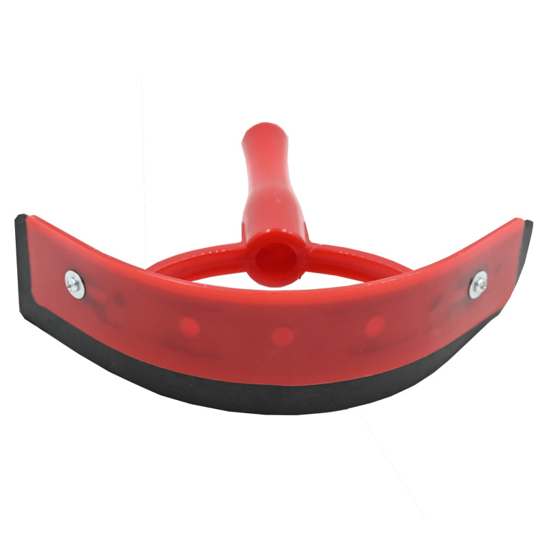 Coolhorse Red Half Moon Sweat Scraper 9"