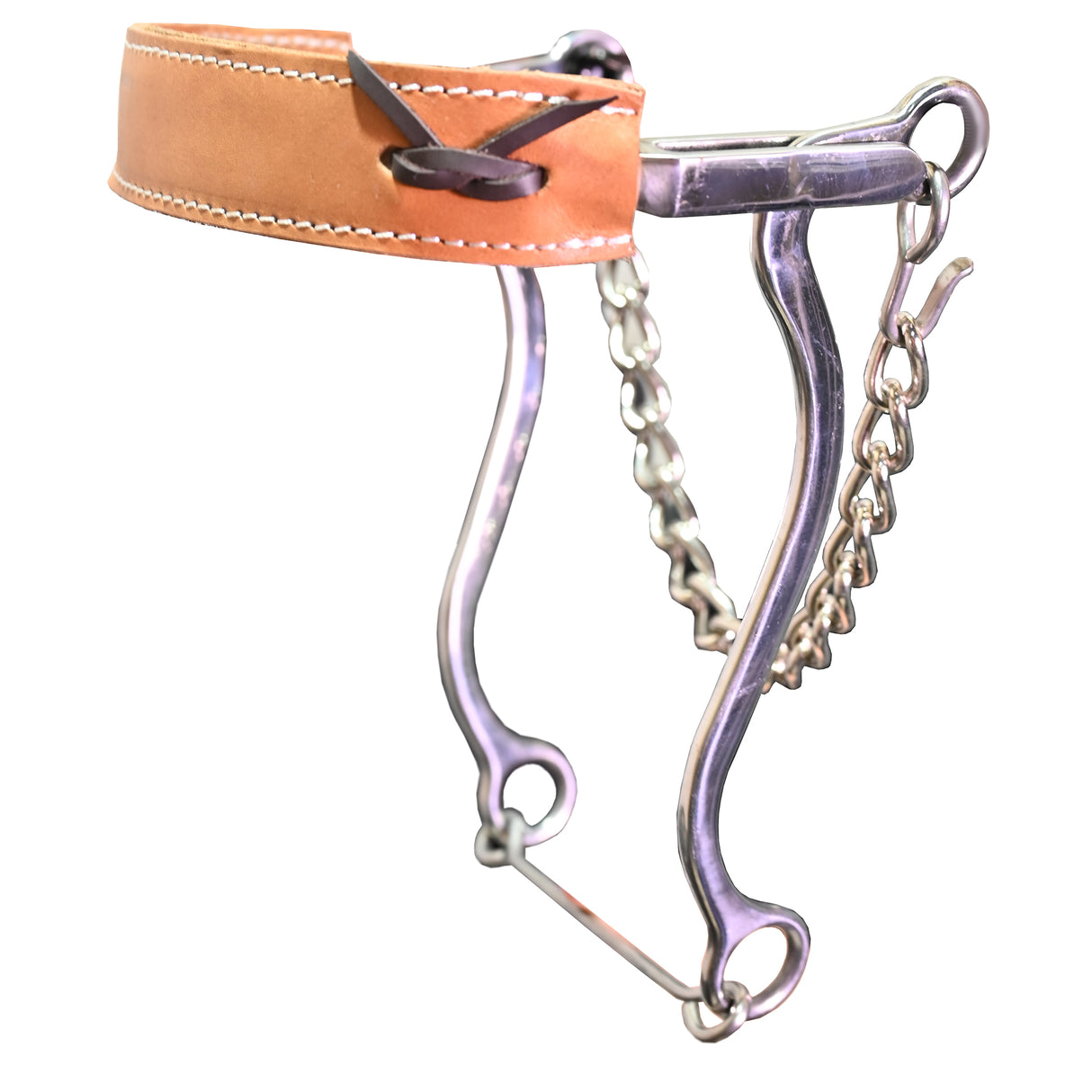 Coolhorse Flat Leather Nose Hackamore