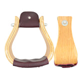 Coolhorse 3" Oak Wood Bell Stirrups