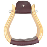 Coolhorse 3" Oak Wood Bell Stirrups