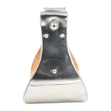 Coolhorse 5" Wooden Stainless Steel Covered Bell Stirrup