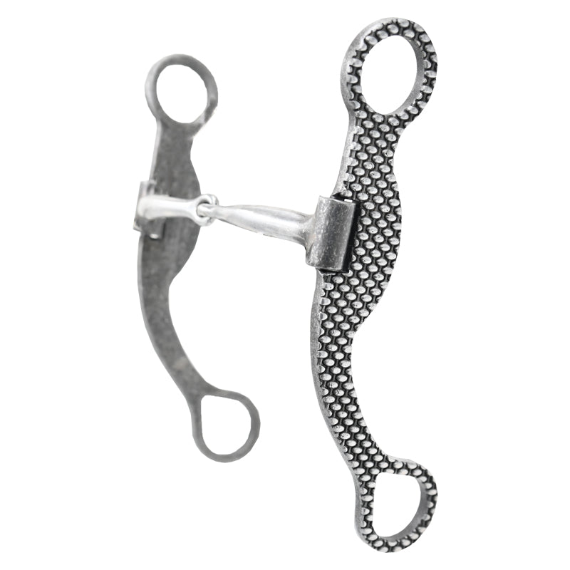 Coolhorse Aged Rasp Shank Stainless Snaffle Bit