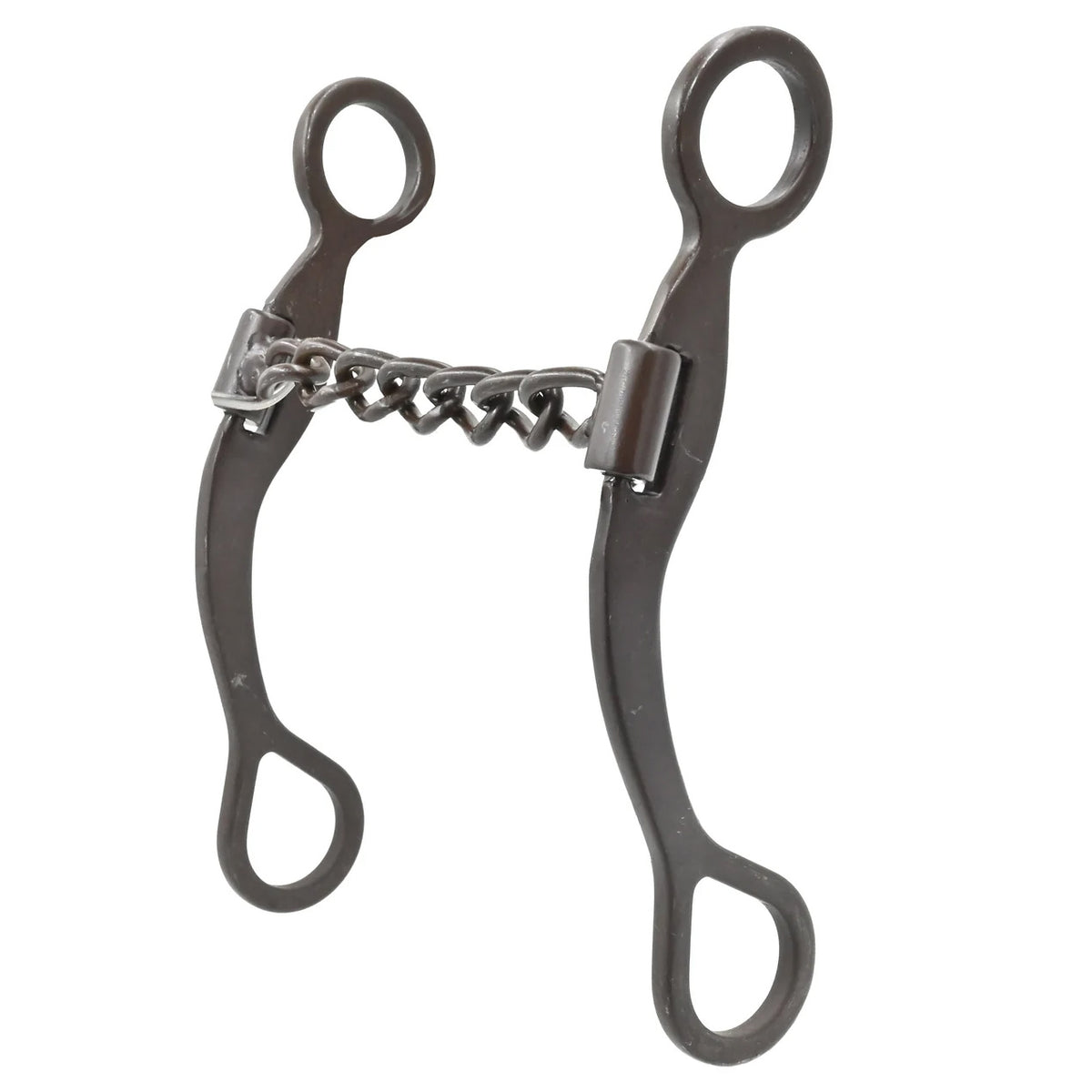 Small Chain Bit Coolhorse Antique Brown Long Shank Chain Bit