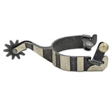 Coolhorse Aged Leaf Banded Reiner Spurs