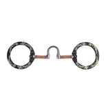 Coolhorse Black Steel Correction O Ring Bit with Floral Trim