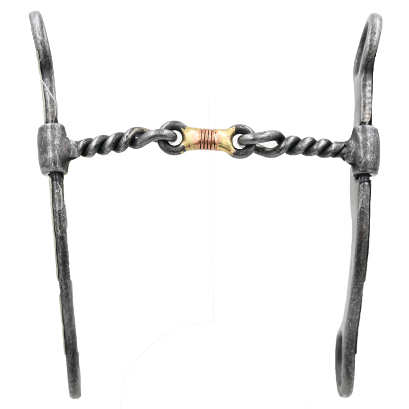Coolhorse Aged Steel Twisted Dogbone Bit