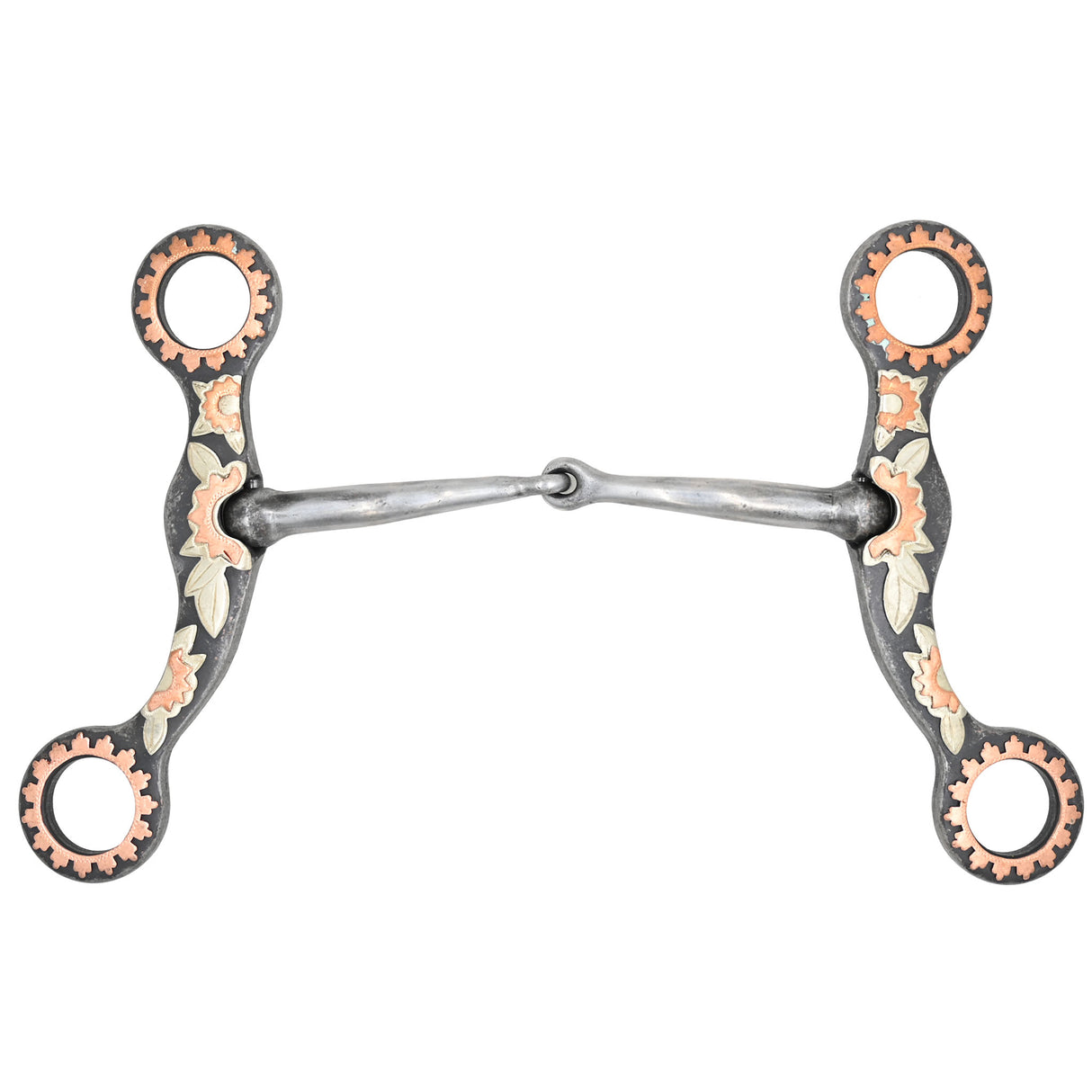 Coolhorse Santa Rita Black Stainless Shank Snaffle Bit