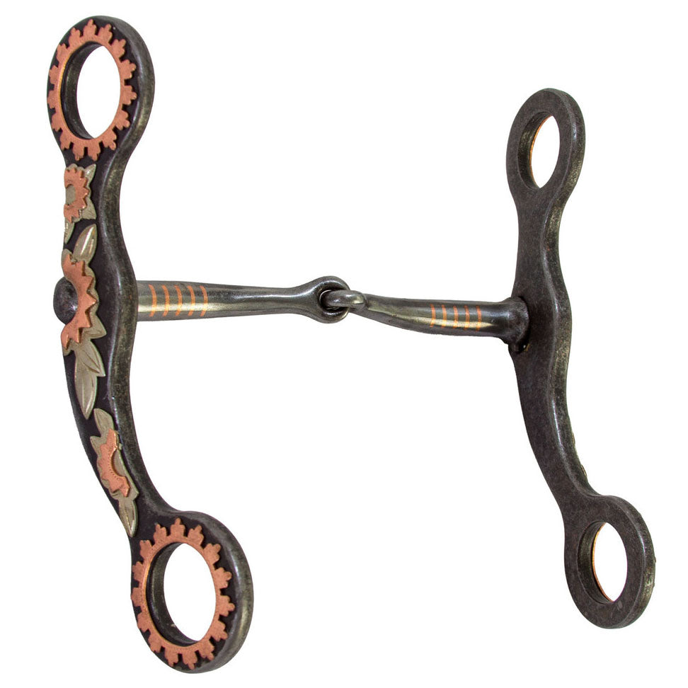 Coolhorse Santa Rita Black Stainless Shank Snaffle Bit