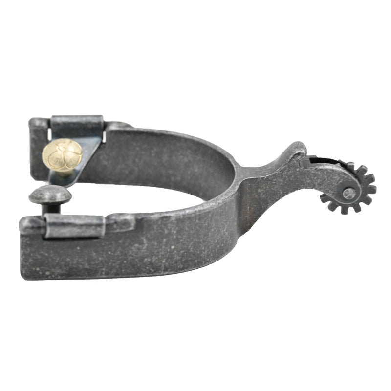 Coolhorse Aged Steel Floral Ladies Spurs