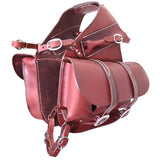 Coolhorse Deluxe Burgundy Leather Medicine Bag