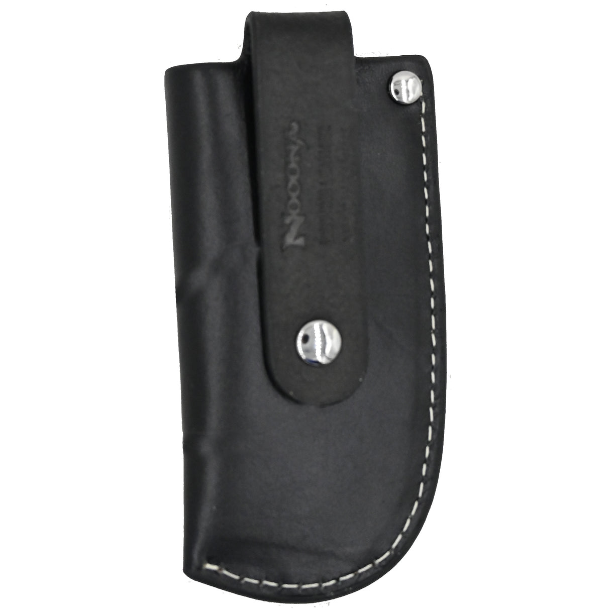Nocona Small Leather Knife Sheath with Blue Suede Inlay