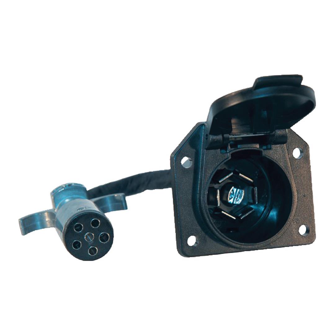 Redline 6-Way Round To 7-Way RV Adapter