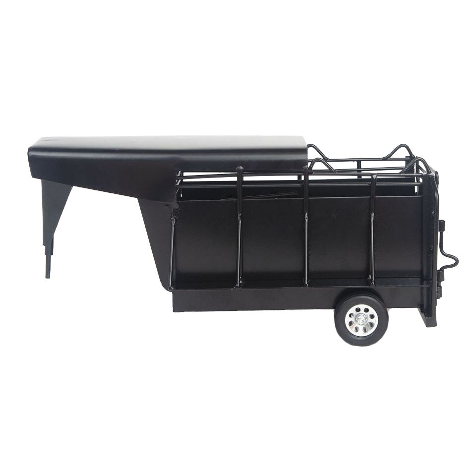 Little Buster Black Half Top Gooseneck Trailer