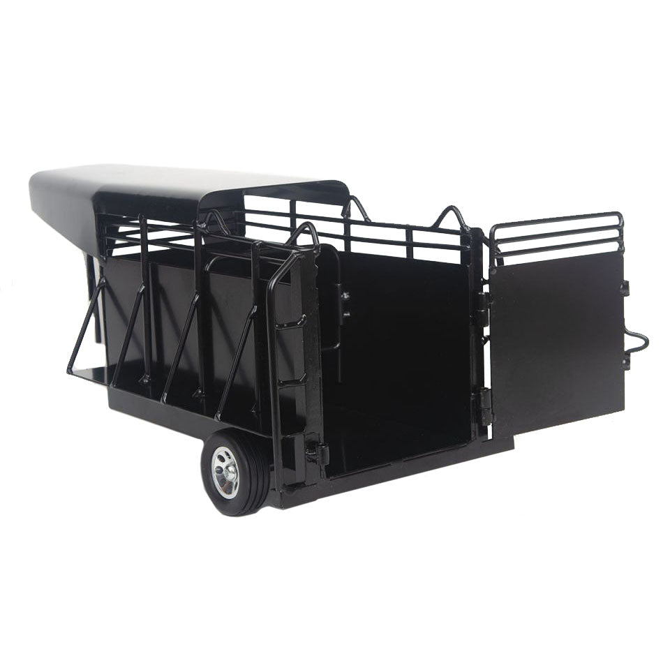 Little Buster Black Half Top Gooseneck Trailer